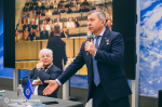 На стыке науки и мечты. Решетнёвцы встретились с легендарным космонавтом Александром Лазуткиным