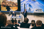 На стыке науки и мечты. Решетнёвцы встретились с легендарным космонавтом Александром Лазуткиным