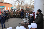 Духовенство Красноярской епархии приняло участие в субботнике Троицком кладбище