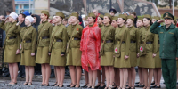 Парад Победы в Красноярске – торжественное шествие будущих медиков - КБМК им. В.М. Крутовского