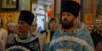 Правящий архиерей в день престольного праздника совершил Литургию в Казанском кафедральном соборе Ачинска - Епархия
