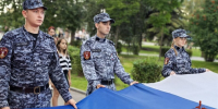 Росгвардейцы Красноярского края приняли участие в мероприятиях, посвящённых Дню флага России - Росгвардия
