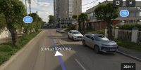 В Красноярске перекроют улицу Кирова из-за ремонта теплосети. Фото: скриншот Яндекс Карты - Седьмой канал