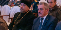 В Железногорске духовенство приняло участие в праздновании Дня защитника Отечества - Епархия