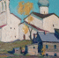 Иван Годлевский (Ленинград). Бабье лето. 1958. Картон, масло - Газета Красноярский рабочий